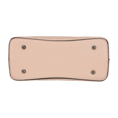 CT44945 APRICOT Urban Chic PU Leather Diamond Pattern Three-Piece Bag Set