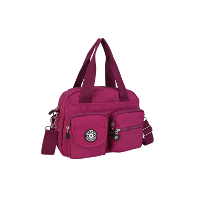 VK5250 Fushia - Women Large Solid Crossbody Bags