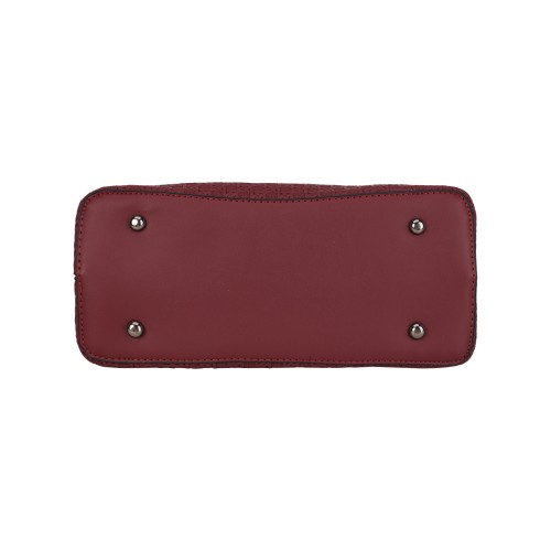 CT44945 RED Urban Chic PU Leather Diamond Pattern Three-Piece Bag Set