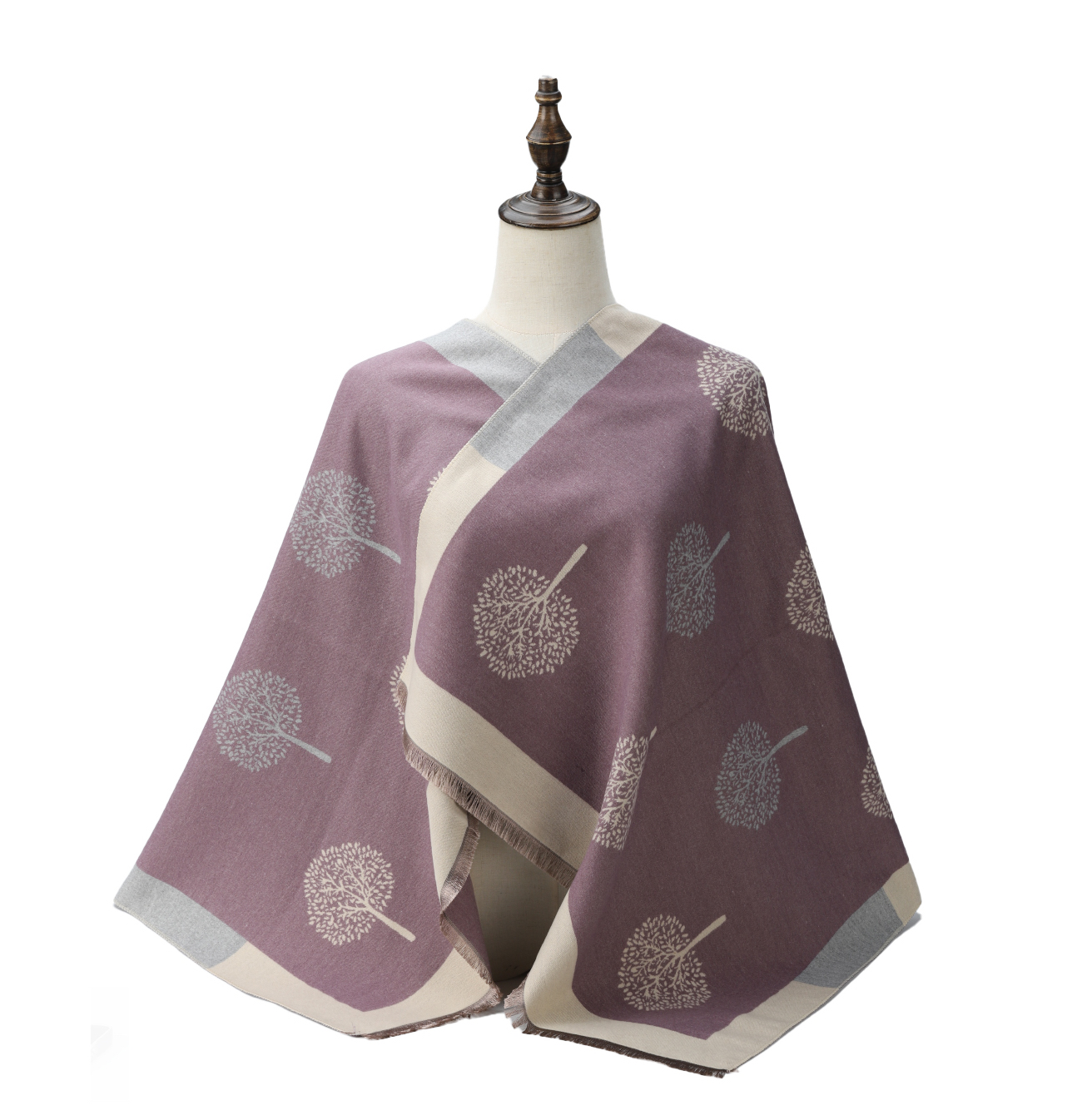 SF1800 PURPLE - Women's Fashion Winter Scarf