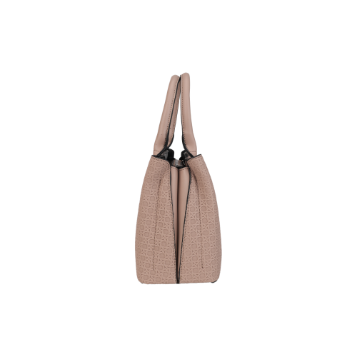CT44945 KHAKI Urban Chic PU Leather Diamond Pattern Three-Piece Bag Set