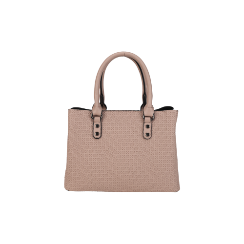 CT44945 KHAKI Urban Chic PU Leather Diamond Pattern Three-Piece Bag Set