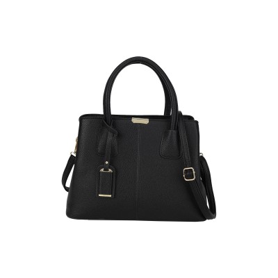 CT44933 BLACK Stylish PU Leather Shoulder Bag for Daily Commute CT44933 BLACK Stylish PU Leather Shoulder Bag for Daily Commute