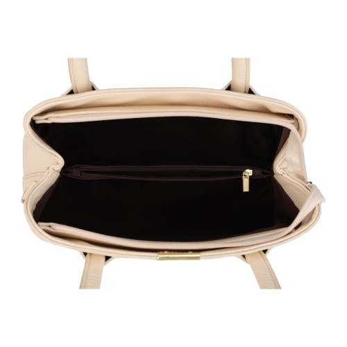 CT44933 WHITE Stylish PU Leather Shoulder Bag for Daily Commute