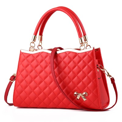 CT44943 BIGRED Urban Chic Butterfly Bow PU Leather Tote Bag CT44943 BIGRED Urban Chic Butterfly Bow PU Leather Tote Bag