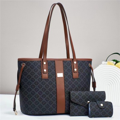 CT44931 BLACKBR Urban Chic Medium-sized PU Tote Bag CT44931 BLACKBR Urban Chic Medium-sized PU Tote Bag