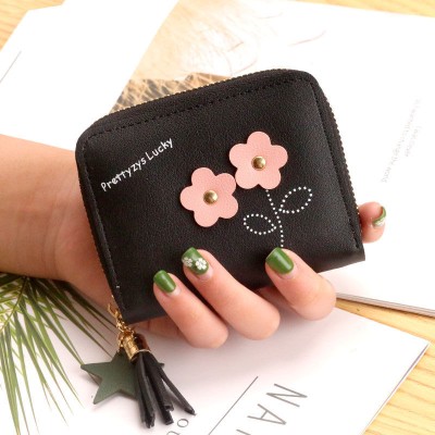 LB02844-BLACK Women's Fringed PU Leather Wallet LB02844-BLACK Women's Fringed PU Leather Wallet