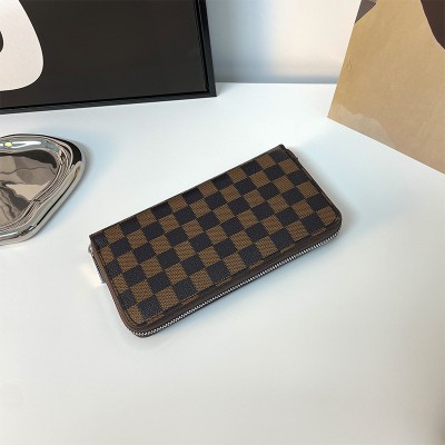 LB02860 BROWN Stylish Color-Block Fold Wallet LB02860 BROWN Stylish Color-Block Fold Wallet