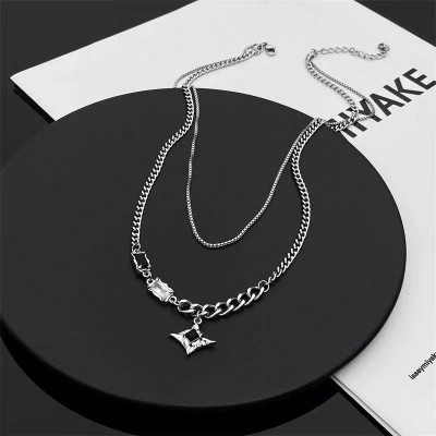 NL0037 Geometric Titanium Steel Necklace NL0037 Geometric Titanium Steel Necklace