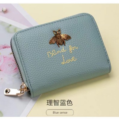 LB02850 LIBLUE Bee-themed PU Leather Cardholder LB02850 LIBLUE Bee-themed PU Leather Cardholder