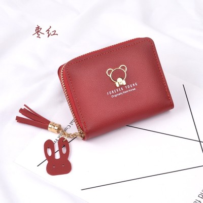 LB02832-BURGUNDY Urban Minimalist Double Fold PU Leather Wallet LB02832-BURGUNDY Urban Minimalist Double Fold PU Leather Wallet