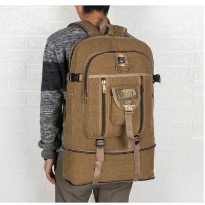 CT44922 Coffee Canvas Backpack CT44922 Coffee Canvas Backpack