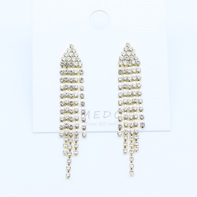 ER0005 Gold Tassel Geometric Earrings - Sweet Elegance in Various Styles ER0005 Gold Tassel Geometric Earrings - Sweet Elegance in Various Styles