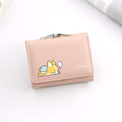 LB02852-LIPINK Women's Elegant PU Leather 2-Fold Wallet LB02852-LIPINK Women's Elegant PU Leather 2-Fold Wallet