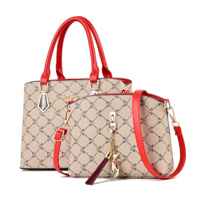 CT44934 BEIGERED Printed PU Crossbody Bag Set CT44934 BEIGERED Printed PU Crossbody Bag Set