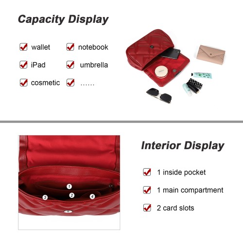 CTY32489 Red - Crossbodybag