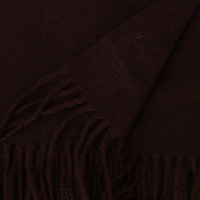 SF1609-COFFEE Solid Color Warm Cashmere Scarf SF1609-COFFEE Solid Color Warm Cashmere Scarf