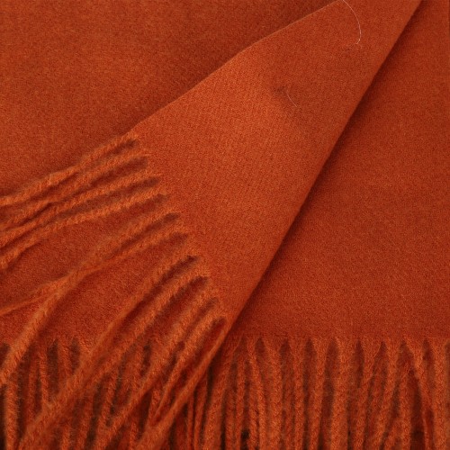 SF1609-ORANGE Solid Color Warm Cashmere Scarf SF1609-ORANGE Solid Color Warm Cashmere Scarf