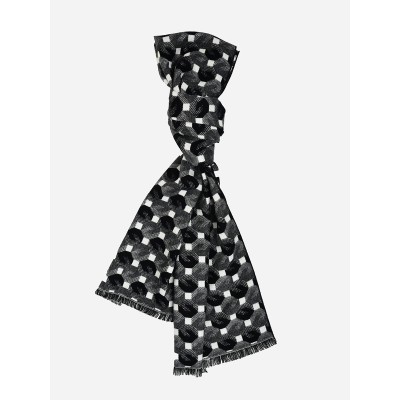 SF1296-BLK Patterns New Fashion Style Men's scarves