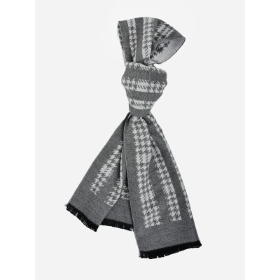 SF1308-GRY Fashion Pattern Design Men's scarves