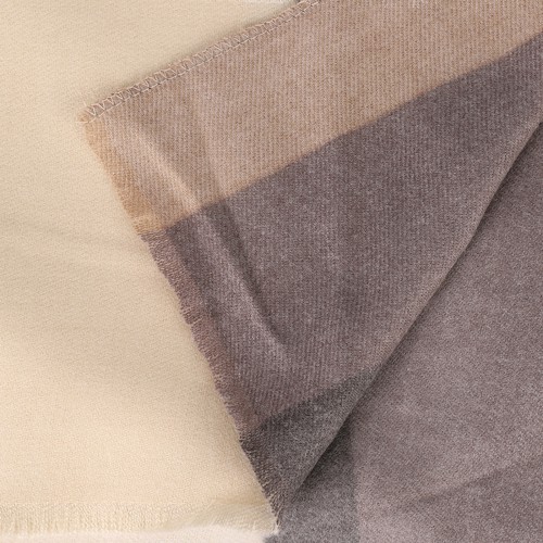 SF1334-BEIGE Newest Style Scarf With Colorful Vertical Stripes Cashmere