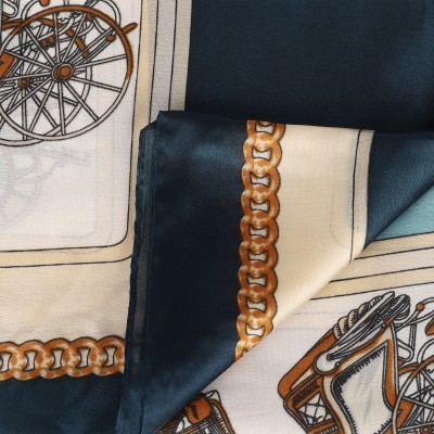 SF1511-GREEN Classic British Carriage Pattern Scarf