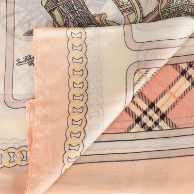 SF1511-ORANGE Classic British Carriage Pattern Scarf