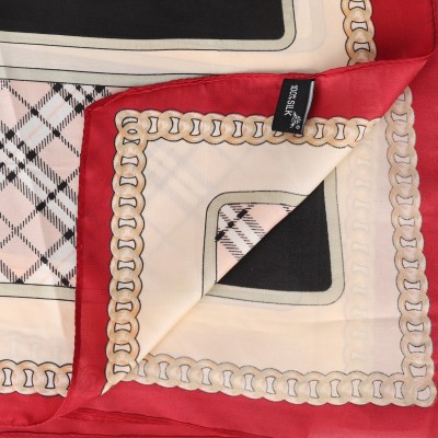 SF1511-RED Classic British Carriage Pattern Scarf