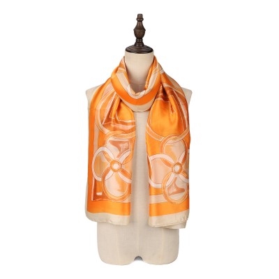 SF1531-YELLOW Ring Pattern Scarf