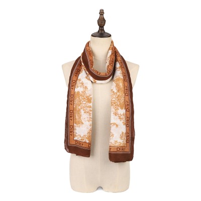 SF1561-YELLOW Hunting Pattern Scarf