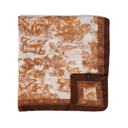 SF1561-YELLOW Hunting Pattern Scarf