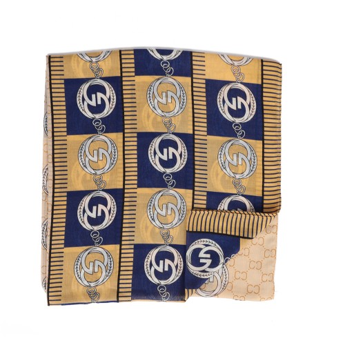 SF1567-BLUE Fashionable Dress Pattern Scarf