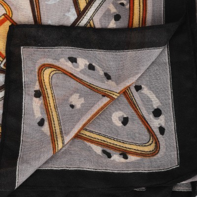 SF1572-GREY Classic Luxury Style Scarf