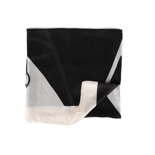 SF1581-BLACK Simple Style Scarf