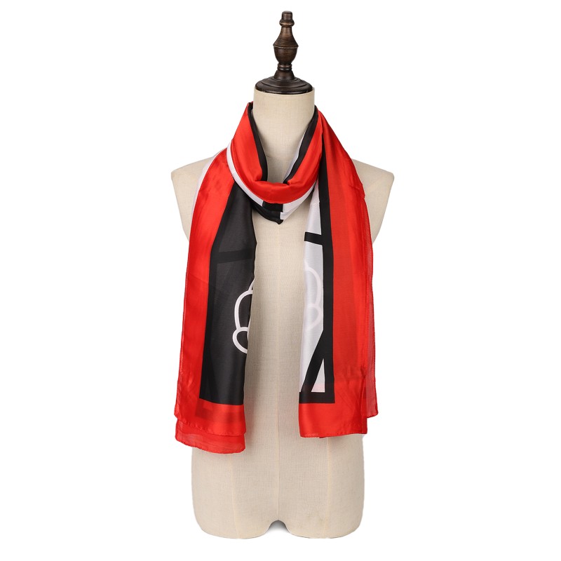 SF1581-RED Simple Style Scarf