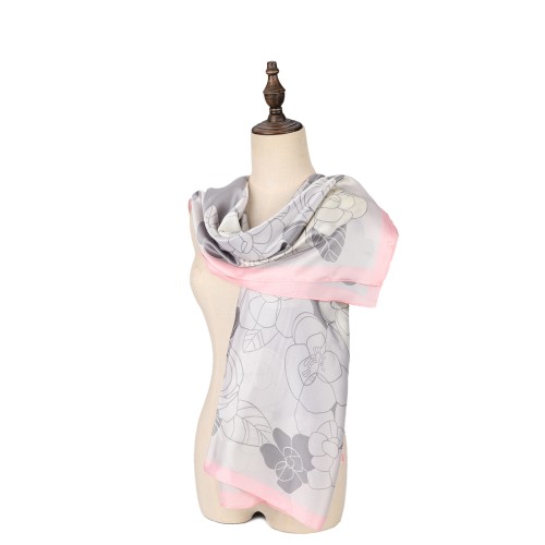 SF1582-PINK Simple Style Scarf