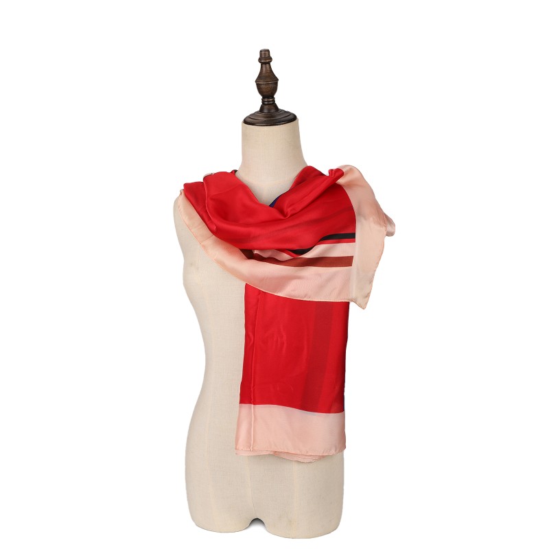 SF1583-RED Simple Style Scarf