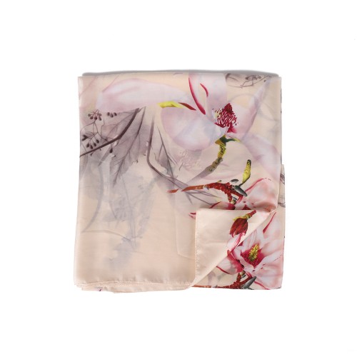 SF1586-BEIGE Floral Pattern Scarf