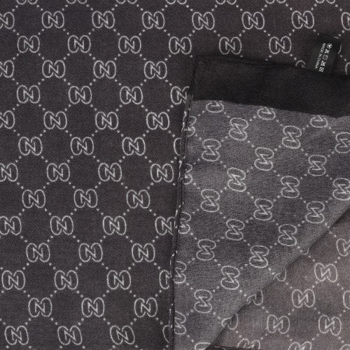 SF1589-BEIGE Scarves with Dense Patterns