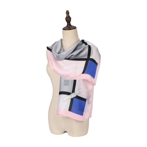 SF1590-GREY Simple Style Scarf