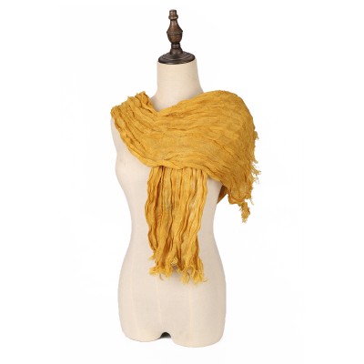 SF1622-YELLOW Luxury Pashmina Scarf