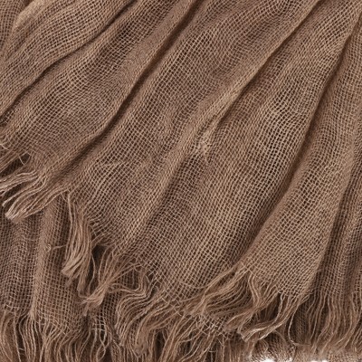 SF1624-KHAKI Luxury Pashmina Scarf