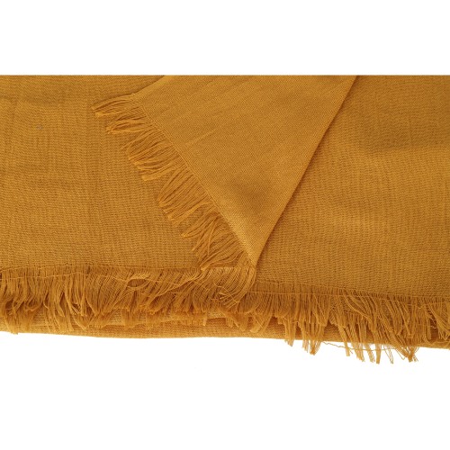 SF1626-YELLOW Solid Color Simple Style Scarf