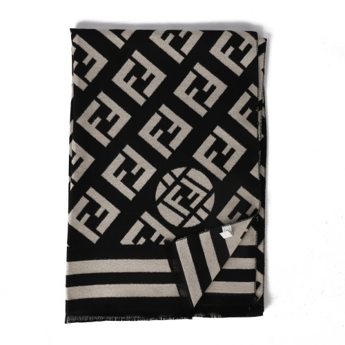 SF1703 BEIGE-Women Fashion Winter Scarf