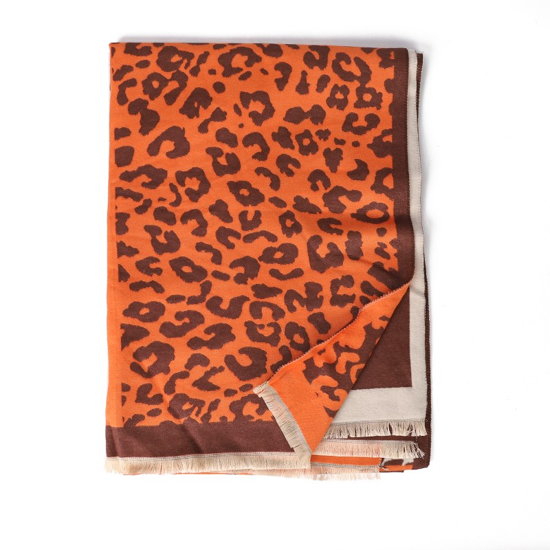 SF1706 ORANGE - Women's Fashion Winter Scarf