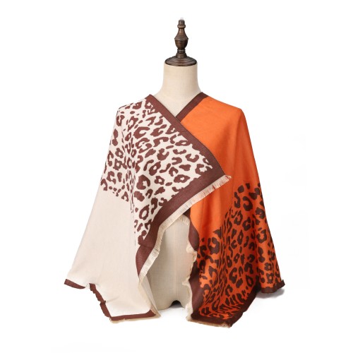 SF1706 ORANGE - Women's Fashion Winter Scarf