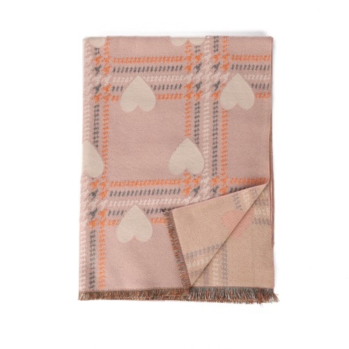 SF1708 PINK- Women's Fashion Winter Scarf