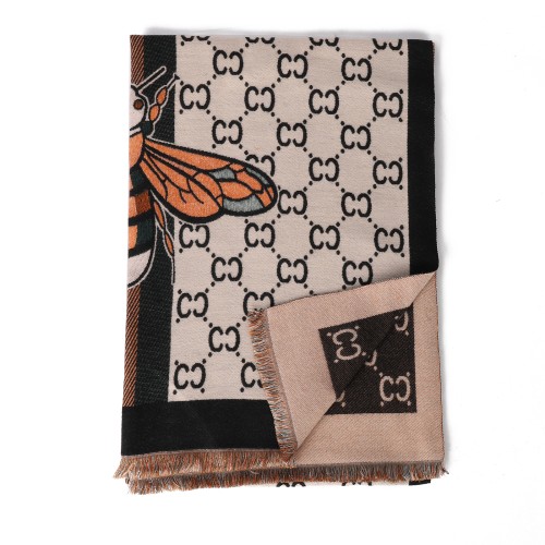SF1709 WHITE- Women's Fashion Winter Scarf