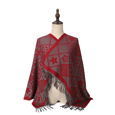 SF1710 RED- Women's Fashion Winter Scarf