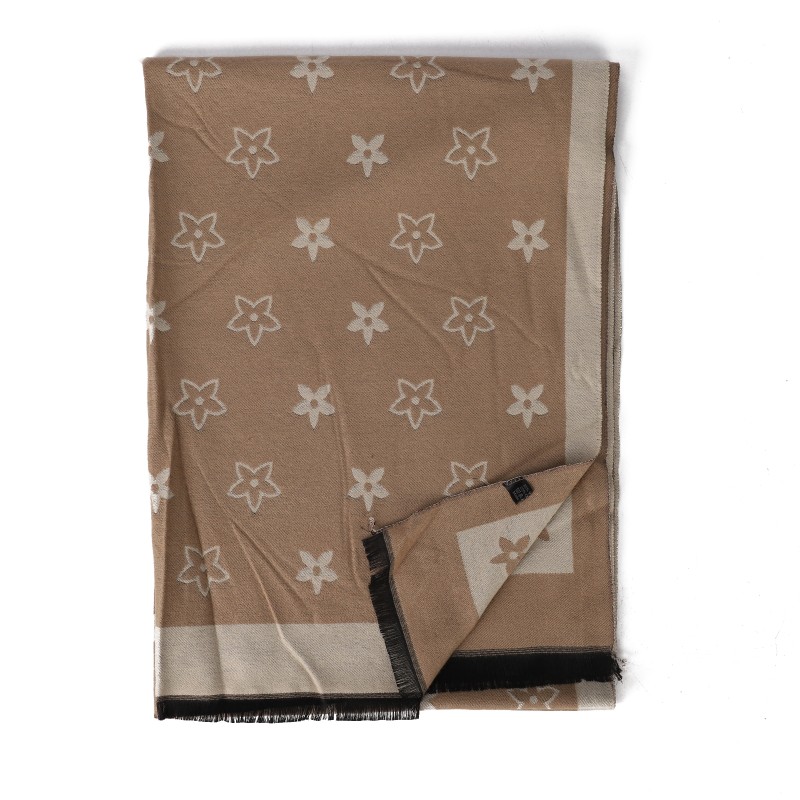 SF1715 BEIGE- Women's Fashion Winter Scarf